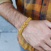 Unique Handmade Men Bracelet 6 Colors Available A Grade 4mm String Fabric Wrap Braslet Bangle Lucky Red Thread Braclet - Image 4