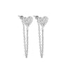Zircon Tassel Chain Dangle Earrings for Women Gold Color Pierced Ear Stud Earrings Jewelry Accessories - Image 27