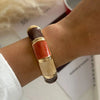 Hip Hop Punk 9 Colors Enamel Wide Bangles For Women Men Exaggerated Gold Color Bangles Bracelets Gift Jewelry - Image 2