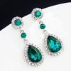 Crystal Long Hanging Earrings for Women Water Drop Full Rhinestone Dangle Earrings Boucle Oreille Ear Jewelry - Image 2