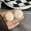 Korean Sweet White Plush Heart Hoop Earrings for Women Exaggerated Flocking C-Shaped Earrings Wedding Party Jewelry Gift - Image 7