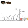 Titanium Nose Ring Piercing 8/10/12mm Nose Ring D Shape Segment Clicke Cartilage Tragus Helix Industrial Piercing Body - Image 10