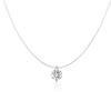 Silver Invisible Chain Necklaces pendants Rhinestone Choker Necklaces Transparent Fishing Line - Image 11