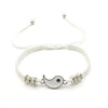 2 PC Jewelry Set Couple Black White Tai Chi Bracelet Rope Adjustable Chain Set Simple Style Daily Wear Jewelry - Image 4