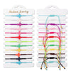12Pcs/Set Colorful Stone Bracelets Adjustable Rope Braided Bracelet Handmade Bohemia Bracelets with Cards - Image 28