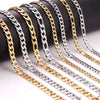 5MM/7MM Basic Punk Stainless Steel Chain Necklace For Women Men Cuban Figaro Braided Wheat Link Choker - Image 3