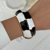 Vintage Punk Black Dripping Oil Metal Enamel Bangles For Women Geometric Wide Chunky Cuff Bracelets Party Aesthetic Jewelry - Image 20