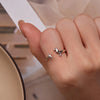 Silver Cute Dachshund Dog Adjustable Rings for Women Open Animal Ring Family Jewelry Gift - Image 3