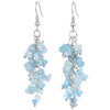 Bohemian Women Crystal Irregular Crushed Stone Grape Shape Tassel Hook Dangle Earrings Wedding Party Charm Jewelry - Image 4