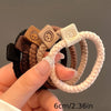 5PCs Minimalist Twist Hair Ropes Set Soft High Elastic Hair Rings Casual Versatile Ponytail Hair Scrunchies - Image 4