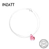 Silver Zircon Crystal Pearl Pendant Choker Necklace Fishing Line Jewelry For Fshion Women - Image 2