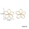 Flower Hanging Earrings White Enamel Floral Acrylic Petals Crystal Imitation Pearl Dangle Earrings for Women - Image 16