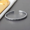 Vintage Ethnic Tibetan Silver Charm Bracelet Bangle Boho Handmade Antique Distressed Jewelry Unisex For Women Men Birthday Gift - Image 6
