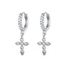 Crmya Cute Cubic Zirconia CZ Gold Silver Plated Hoop Drop Earrings For Women Dangle Earring Jewelry - Image 43