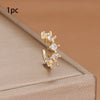 1Pc Simple Square Zircon Earcuff Clips On Earring for Women Girls No Fake Piercing Cartilage Earrings Ear Ring Without Hole - Image 2