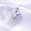 Movie The Lord Arwen Evenstar Necklace Elf Princess Arwen Twilight Star Crystal Pendant Necklaces for Women Choker Jewelry Gift - Image 2