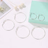 6 Pairs Hoop Earrings Set Big Circle Earrings Jewelry for Women Girls Ear Clip Punk Style Earrings Jewelry Accessories - Image 5