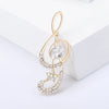 Rhinestone Butterfly Pins for Women Unisex Shiny Glass Musical Note Brooches Event Party Backpack Decoration Clothes Accessories - Image 22