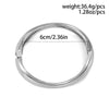 Chunky Geometric Spring Cuff Bangle in Gold-Tone or Silver-Tone - Image 20