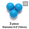 3PCS Harmony Ball For Pregnancy Necklace Pendant Copper Gold Plated 16mm Chimes Sound Ball 9 Colors Option - Image 7