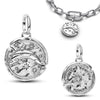 Silver The Twelve Zodiac Signs Cat Flower Earrings Pendant Necklace For Women's Jewelry Birthday Gift - Image 23