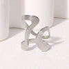 Stainless Steel Irregular Wave Rings for Women Men Creative Gold Color Adjustable Opening Ring Female Statement Jewelry Gifts - Image 10