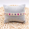 Adjustable Multicolor Heart Bead Bracelet with Woven Pattern - Image 82