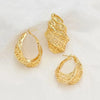 Golden Necklace Jewelry Set for Women Special Hollow Design Pendant Earrings Wedding Anniversary Gifts Jewellry Accessories - Image 4