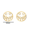 Cute Halloween Cartoon Ghost Earrings Stud For Women Stainless Steel Ear Piercing Black Earrings Minimalist - Image 16