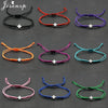 Colorful Woven Rope String Bracelet Boho Cross Charm Bracelets for Women Girls Handmade Jewelry Lucky Gift - Image 1