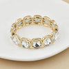 crystal bracelet For Women colorful Geometric rhinestone square elastic thread red white pink bracelet boho style - Image 27