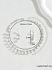 Silver Color Pearl Crystal Bridal Jewelry Sets Wave Shape Choker Necklace Earrings Sets for Women Wedding Jewelry Sets - Image 3