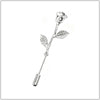 Simple Clothes Decorative Accessory Maple Ginkgo Leaf Feather Deer Eagle Rabbit Bee Lotus Flower Badge Long Brooch Pins Ornament - Image 25
