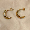 Customizable C Shape 6Pcs/Lot Gold Stainless Steel Hearts Earrings - Image 16
