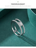 MODIAN Authentic 925 Sterling Silver Dazzling Zirconium Luxury Style Ring For Women Wedding Engagement Band Fine Jewelry Gifts
