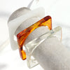 Bohemia Acrylic Transparent Amber Geometric Thin Cuff Bangle for Women Boho Resin Irregular Bracelet Design Jewelry - Image 2