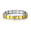 Women Men Simple Bangles Charms Italian Links Stainless Steel 9mm Width Gold Color Bracelets Jewelry Gifts - Image 9