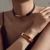Leather Bracelet for Women Men Adjustable Double Wrap Wristband with Gold Plated Buckle Jewelry Multiple Colors - Image 5
