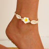 Boho Shell Rope Chain Anklets for Women Flower Shell Beach Charm Anklet Beach Barefoot Ankle Bracelet Leg Chain Foot Jewelry - Image 8