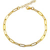 2.5/2.7/4mm Width Paperclip Link Chain bracelet Stainless Steel Gold Color Long Chain Punk For Women Men Jewelry Gift - Image 6