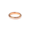 Carlidana Rotating Finger Spinner Ring Spinning Fidget Gold Plated Zircon Titanium Steel Women Wedding Ring - Image 7
