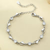 Silver Sparkling Bracelets for Women Korean Gypsophila Double Layered Adjustable Bracelet Party Jewelry - Image 9