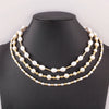 Round/Heart/Waterdrop Shape Pearl Beads Chain Necklace For Women Female Jewelry Accessories Gifts - Image 1