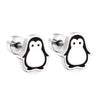 316L Surgical Steel Earrings Cute Style Silver Color Screw Back Oil Dripping Stud Earrings Body Piercing Jewelry Party - Image 4