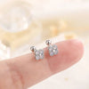 Korean Silver Needle Tragus Piercing Helix Studs Earrings for Women 2Pcs Butterfly Heart Ear Piercing Body Jewelry - Image 16