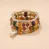 Bohemian Stackable Glass Bead Bracelet Set 4 Pieces - Image 25