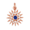 Cute Colourful Star Snowflake Sun FLowers Gold Charm Pendant, Cubic Zirconia CZ Paved,Jewelry Necklace Accessories - Image 33