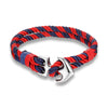Anchor Bracelets Men Double strand Nautical Surfer Rope Bracelet Women Black Stainless Steel Sport Buckle - Image 15