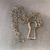Retro Chain Key-lock Shape Pendant Necklace - Image 10
