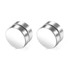1 Pairs of Magnetic Clip Earrings Stainless Steel Stud Earrings for Men Women Black CZ Magnet Non-piercing Clip Earring Set - Image 8
